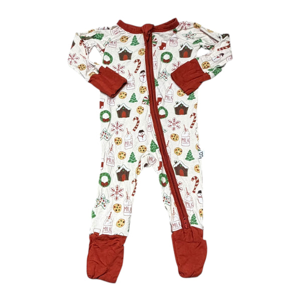Goosies | Christmas Bamboo Pajamas | 0-3 months