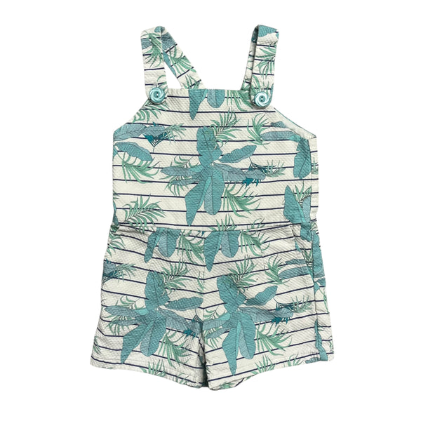 Gingersnaps | Tropical Romper | 18m