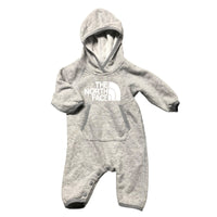 North Face | Grey Sweatshirt Playsuit | 0-3m