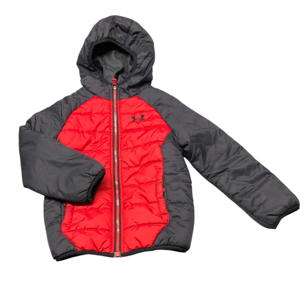 Under Armor | Black + Red Puffer Jacket | 5