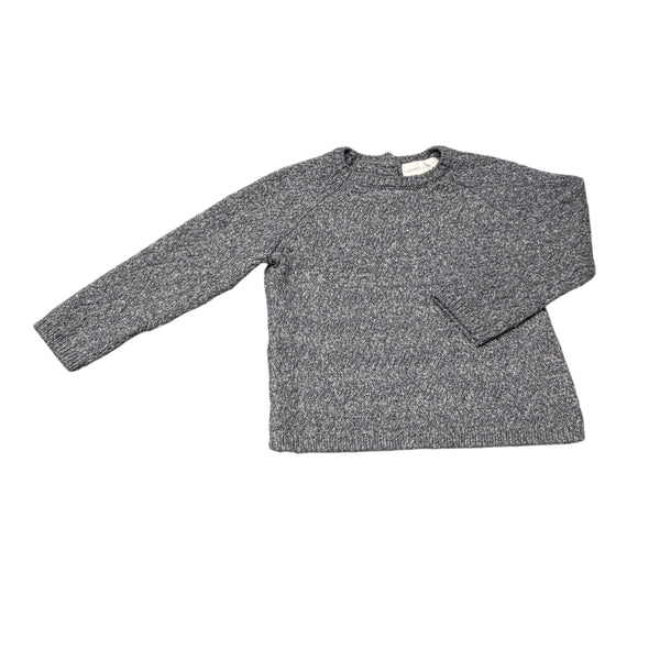 Quincy Mae | Dark Heathered Gray Sweater | 12-18m