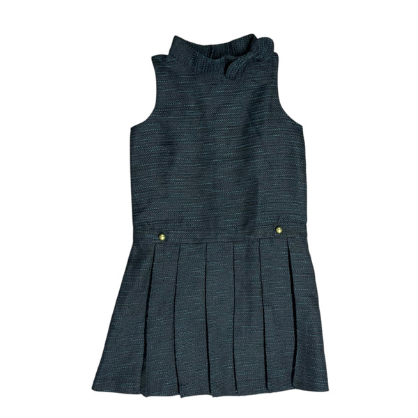 Janie and Jack | Pleated Tweed Dress | 12