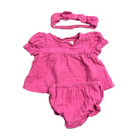 Gap | Gauze Dress w/ Bloomers & Headband | 3-6m