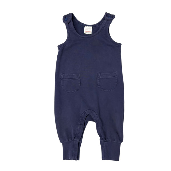 Hanna Andersson | Navy Romper | 6-12m