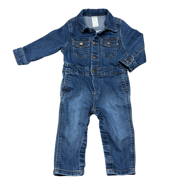 Baby B'gosh | Denim Romper | 12m