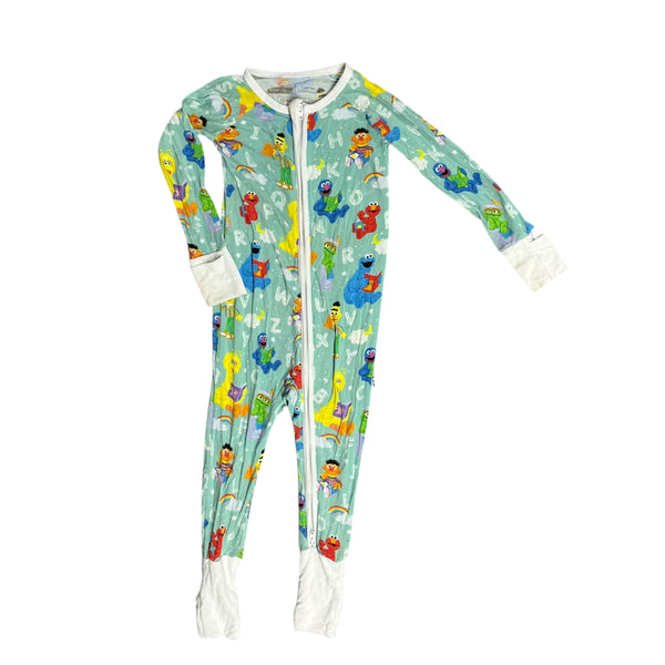 Little Sleepies | Sesame Street Bamboo Pajamas | 12-18m