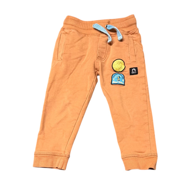 Rags | Orange Mickey Mouse Sweatpants | 2T