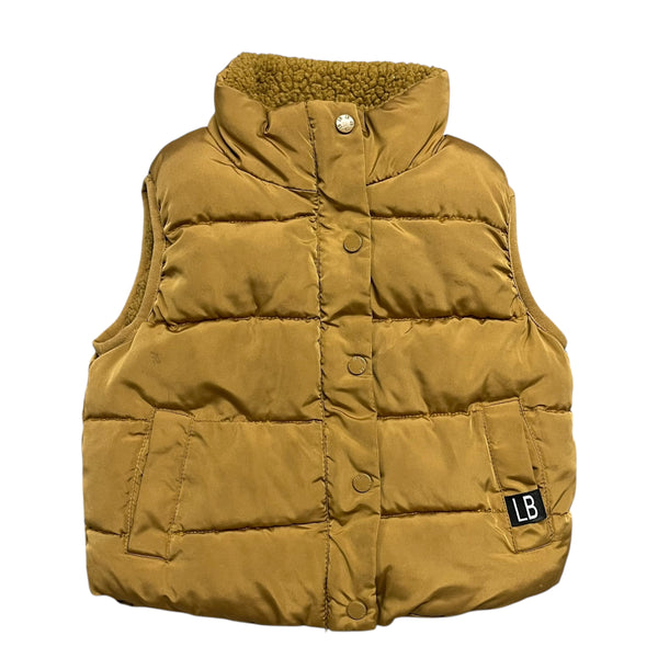 Little Bipsy | Sherpa Lined Puffer Vest | 12-18m