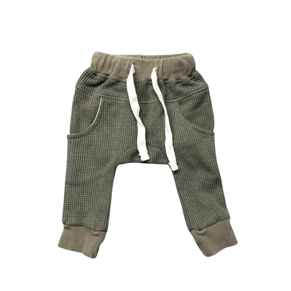 Little Bipsy | Waffleknit Joggers | 0-3m