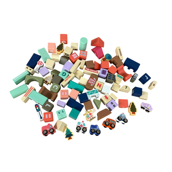 Woodenfun | Wooden Town Blocks