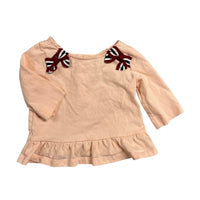 Janie and Jack | Ribbon Shoulder Shirt | 12-18m