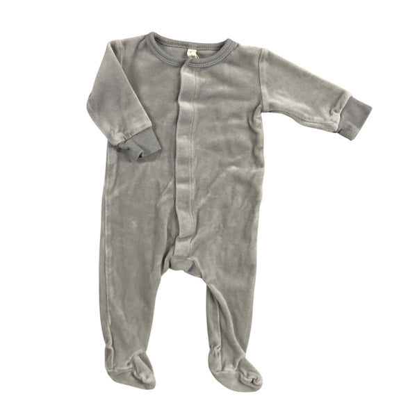 Quincy Mae | Velour Sleeper | 0-3m