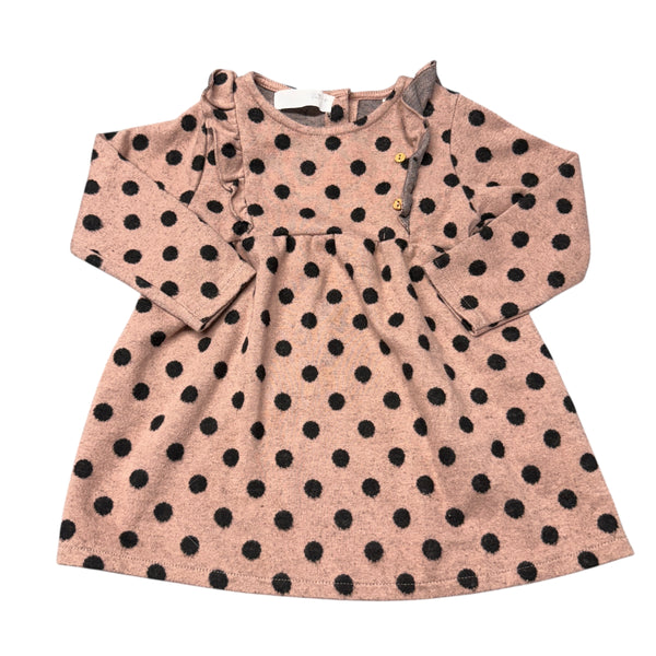 Zara | Polkadot Ruffle Dress | 12-18m