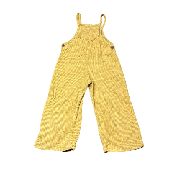 Zara | Yellow Corduroy Overalls | 5-6 years