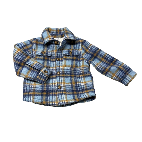Carter's | Blue Plaid Shacket | 24m