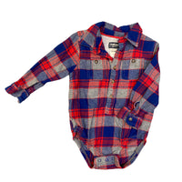 OshKosh | Plaid Onesie | 18-24m