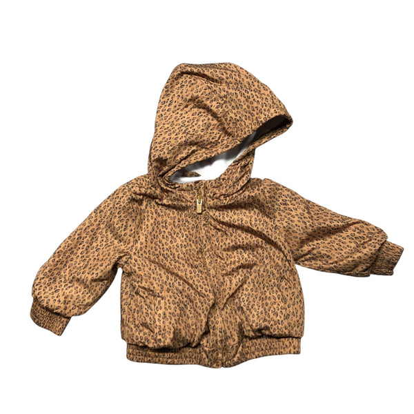 Gap | Leopard Print Lined Jacket | 12-18 months