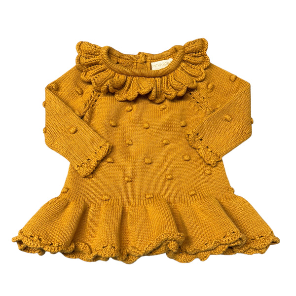 Cynthia Rowley | Mustard Knit Dress | 0-3m