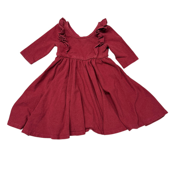 Remie Girl | Red Ruffle Dress | 2t