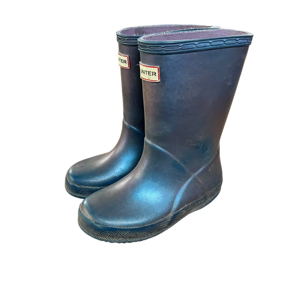 Hunter | Oil Slick Rain Boots | 9 Child