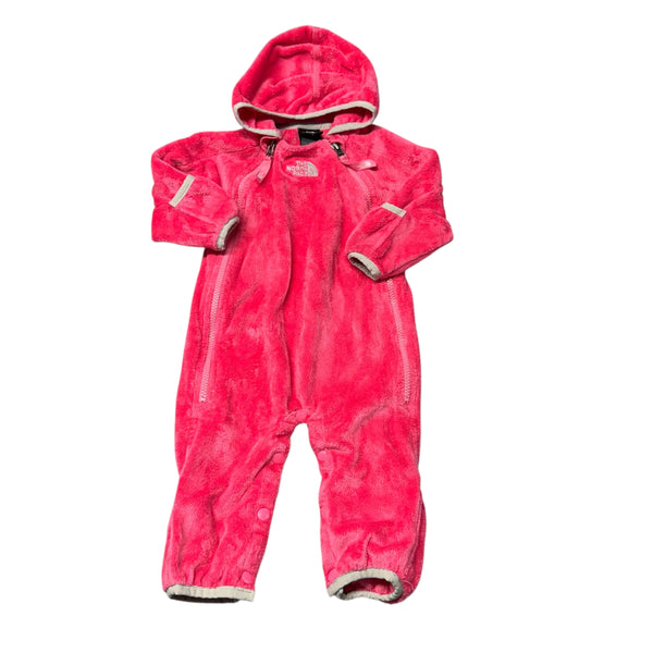North Face | Hot Pink Fleece Bunting | 3-6m