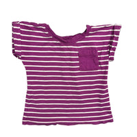Hanna Andersson | Purple Striped Tee |5t
