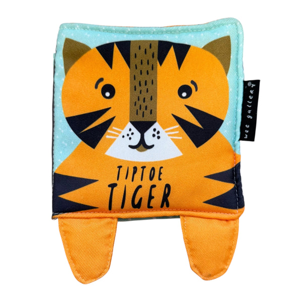 Wee Gallery | Tiptoe Tiger Fabric Book
