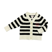 Cat & Jack | Striped Heart Sweater | 12m