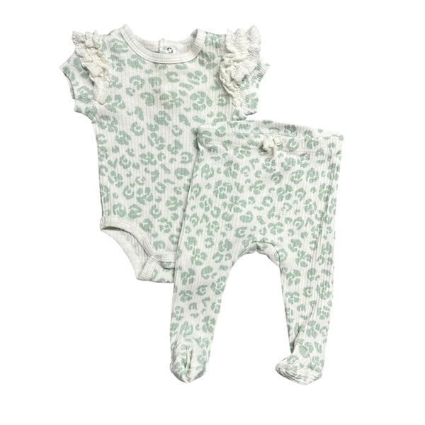 Rachel Zoe | Leopard Matching Set | 3-6m