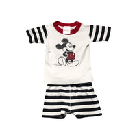 Hanna Andersson | Mickey Mouse Shorts Pajamas | 3T