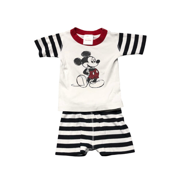 Hanna Andersson | Mickey Mouse Shorts Pajamas | 3T