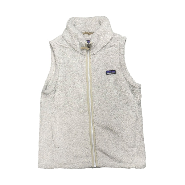 Patagonia | White Teddy Fleece Vest | Youth 14
