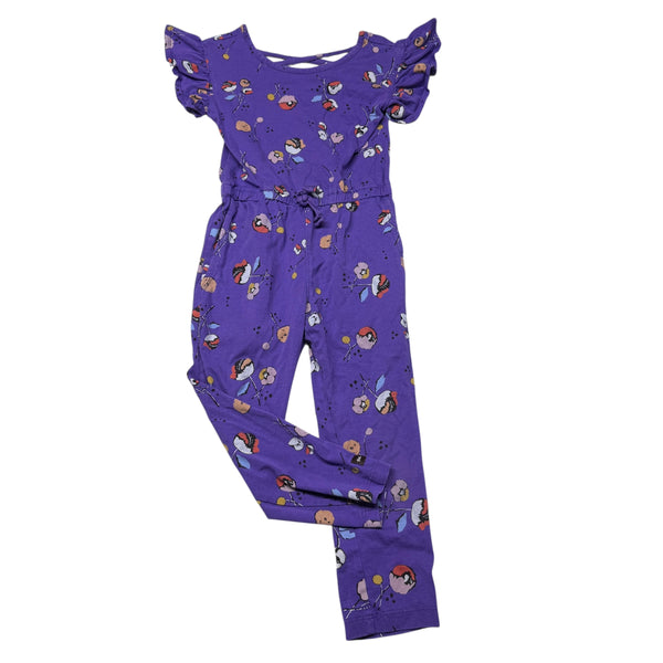 Tea | Purple Ruffle Jumpsuit | 5