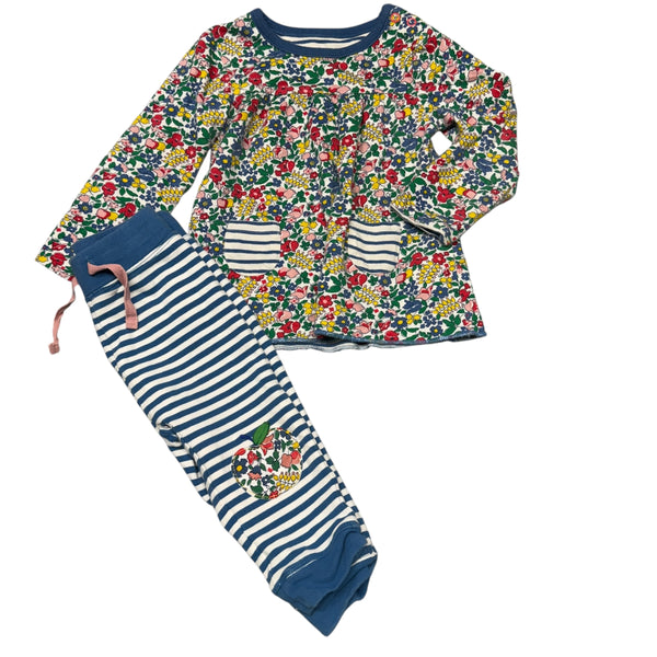 Boden | Floral and Stripes Set | 6-12m