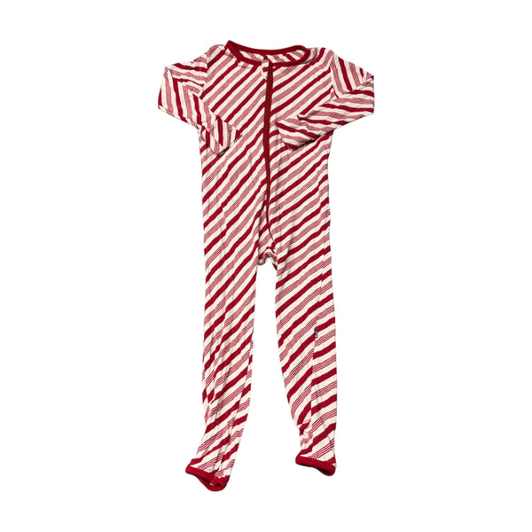 Kickee Pants | Candy Cane Bamboo Playsuit | 18-24 months