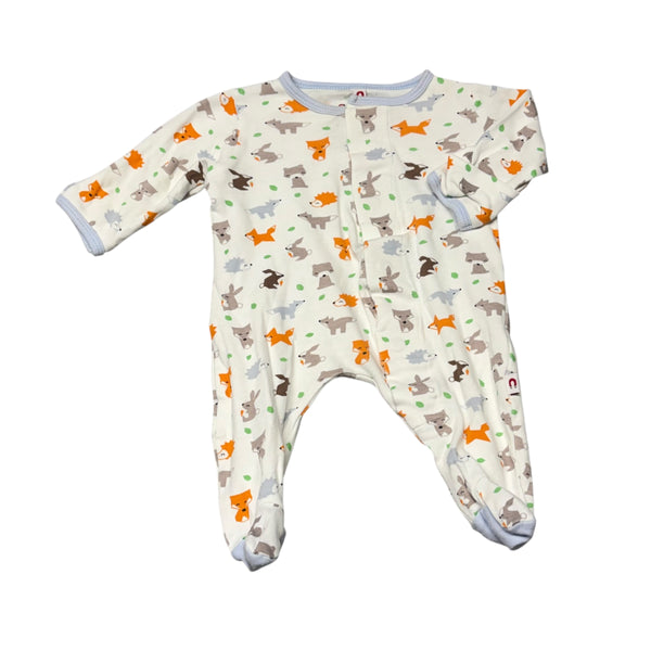 Magnetic Me | Animal Footie Pajamas | NB