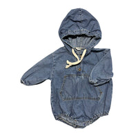 Bella | Denim Romper | 12m