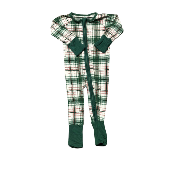 Little Sleepies | Plaid Bamboo Pajamas | 0-3 months