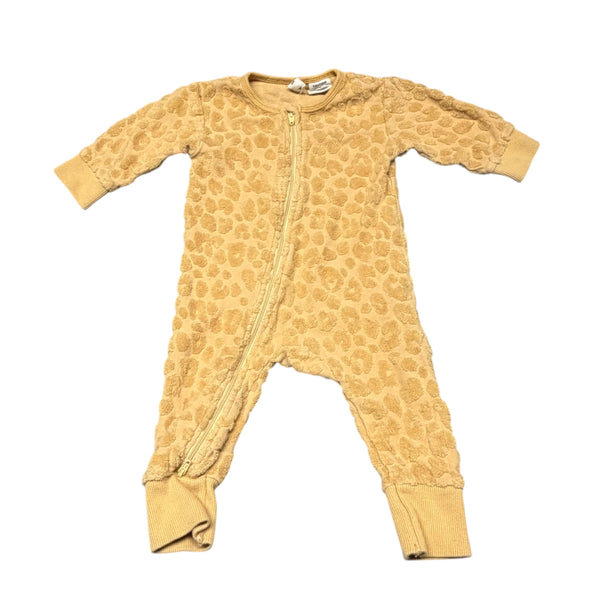 Huxbaby | Golden Terry Zip Playsuit | 3-6m