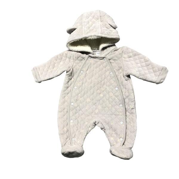 Nordstrom | Grey Quilted Bunting | NB