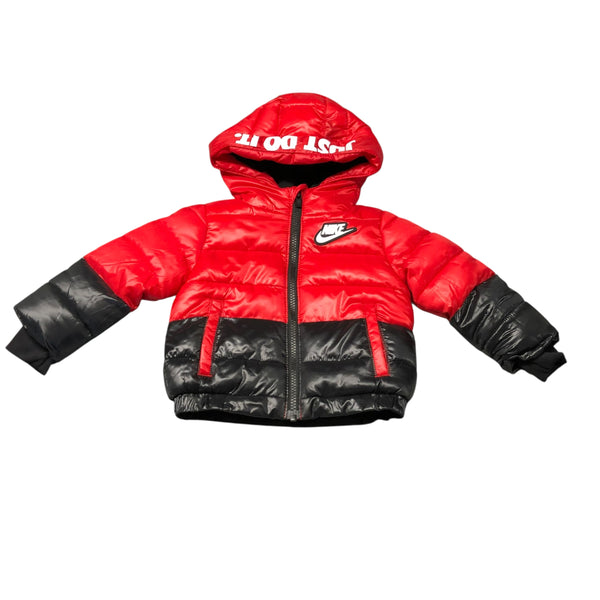 Nike | Red + Black Puffer Jacket | 12M