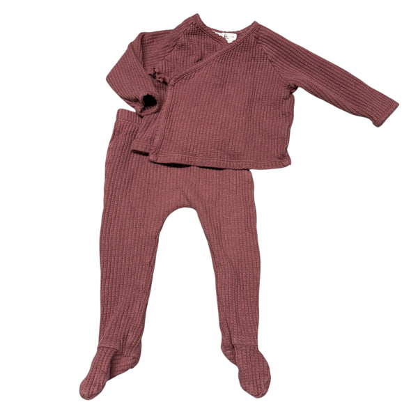Zara | Kimono Knit Footie | 6-9m