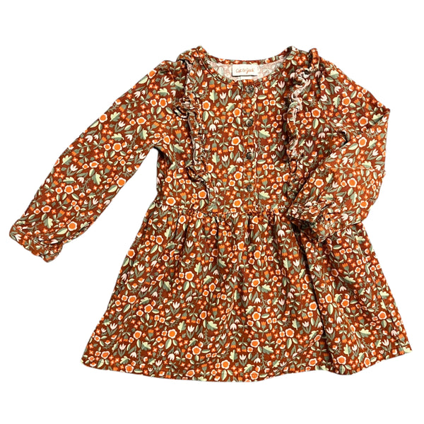 Cat & Jack | Corduroy Floral Dress | 4t