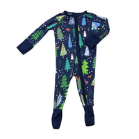 Little Sleepies | Bamboo Christmas Pajamas | 0-3m