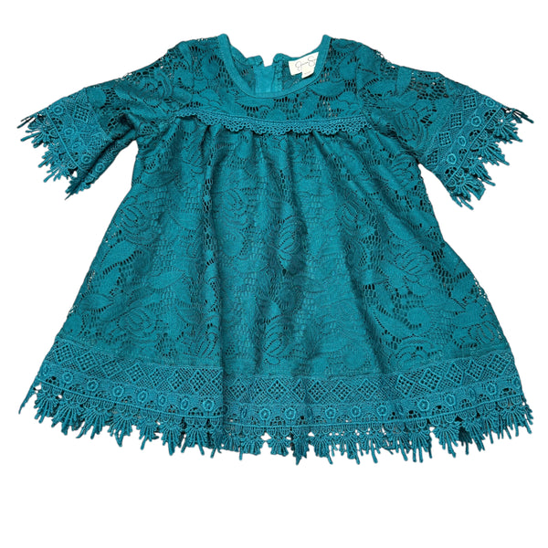 Jessica Simpson | Teal Lace Dress | 9-12m