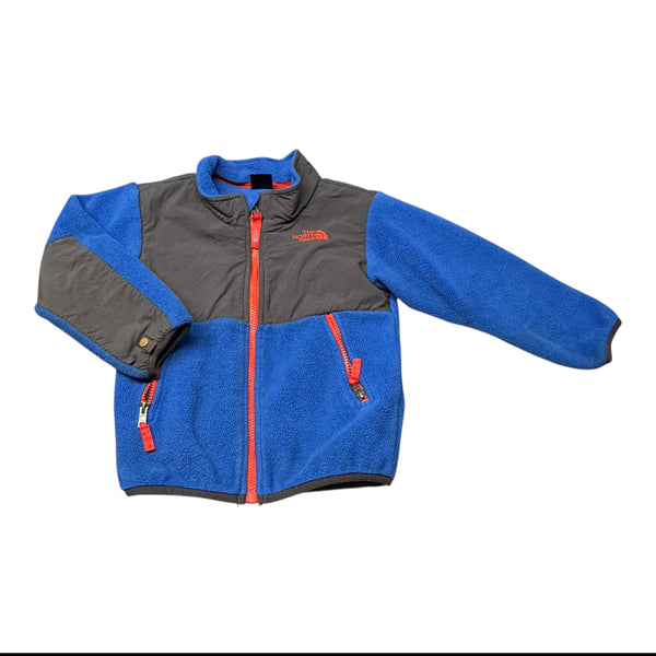 North Face | Blue Color Block Fleece Jacket | 4T