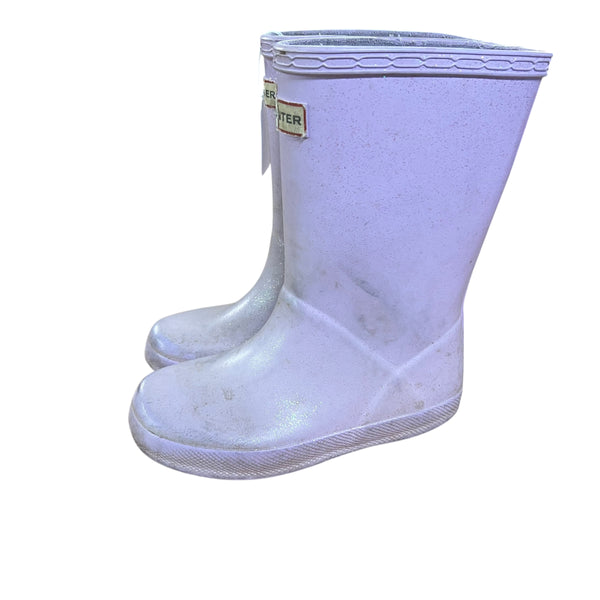 Hunter | Lavender Sparkly Boots | 8 Child | Play Condition