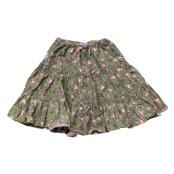 Boden | Floral Pink and Green Skirt | 5-6