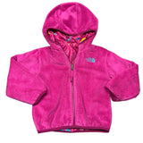 North Face | Pink Animal Print Reversible Coat | 18-24m