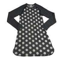 Polarn O. Pyret | Grey Polka Dot Dress | 4-6